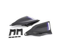 IPEVMLZ Protezione ABS Per Motocicletta Telaio Superiore Pannello Laterale Centrale Spoiler Laterali Per YAMAHA MT-09 MT09 2021-(Black blue Grey)
