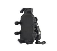 IPEVMLZ Supporto Per Telefono Per Moto Con Ammortizzatore Accessori Per Ciclismo Antiurto Per Manubrio Per Bicicletta(Mirror)