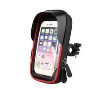 IPEVMLZ Supporto Telefono Bici Impermeabile 360° Rotabile Touchscreen Cerniera Borsa Manubrio Visiera Pioggia Moto Scooter