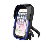 IPEVMLZ Supporto Telefono Bici Impermeabile 360° Rotabile Touchscreen Cerniera Borsa Manubrio Visiera Pioggia Moto Scooter