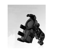 IPEVMLZ Supporto Telefono Moto GPS Antishock Smartphone Attacco Manubrio Specchio Retrovisore Airbag Ammortizzatore(NERO,Handlebar)