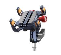IPEVMLZ Supporto Telefono Universale Per Accessori Moto Ammortizzatore In Lega Navigazione Per(Screw style)