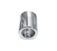 IPEVMLZ Terminale Di Scarico In Acciaio Inox Per X1 F49 Serie 1 118i 120i 125i 2020 2021 2022 2023 Ricambio Per Marmitta Accessori Per Modifiche Auto(Argento,1 pz)