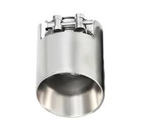 IPEVMLZ Terminale Di Scarico Per Serie 3 G20 G21 320d 330i 330e 320i In Acciaio Inox Accessori Per Modifiche Auto(Argento A,1 pz)