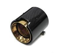 IPEVMLZ Terminale Di Scarico Ricambio Per Serie 3 G20 G21 320D 330i 320i Ugello Per Sistema M-Performance In Fibra Carbonio(Oro,1 pz)