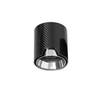 IPEVMLZ Terminale Di Scarico Ricambio Per Serie 3 G20 G21 320D 330i 320i Ugello Per Sistema M-Performance In Fibra Carbonio(Argento,1 pz)