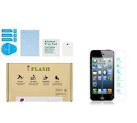 iPhone 5S/se lo schermo in vetro, Iflash [2 pezzi] trasparente proteggi schermo in vetro temperato per Apple iPhone 5/5S/5 C/se - antigraffio/case friendly/Bubble free/Crystal version