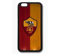 iPhone 6 Case - Soft Flexible Extremely Thin Black Case for iPhone 6 As Roma Fc Soft Rubber Skin Scratch-Proof Case for iPhone 6 4.7 Inches