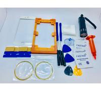 iPhone 6 Kit Riparazione Vetro Anteriore Nero, Loca Colla, Cavo, Con Uv Torcia