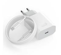 iPhone Caricatore, 20W USB C Rapido Alimentatore, Certificato MFi Caricabatteria Presa per iPhone 17/16/16 Plus/16Pro/16 Pro Max/15/iPad Air/AirPods, Caricabatterie Con 2M Cavo di Ricarica Type-C to C