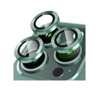 (iphone14 proGreen B) 100 pezzi Pellicola protettiva in vetro con anello metallico per fotocamera CD per iPhone