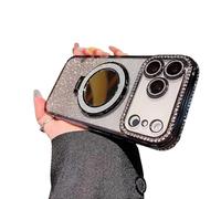 IPhone15ProMax, custodia protettiva con supporto magnetico e supporto invisibile, con supporto invisibile e supporto per iPhone 17/16/15/14/13 (nero, IPhone15ProMax)