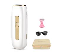 IPL epilatore luce pulsata, Raffreddamento Zaffiro Senza Dolore Epilatore luce Pulsee, 1200nm Epilatore laser, 3 Modalità Regolazione 5 Velocità, Depilazione Permanente