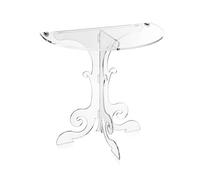 iPLEX - Anfitrione Comodino Consolle da Muro Design fine '700 in plexiglass Trasparente Dim. 50,5x50x30 cm Made in Italy