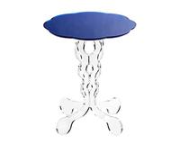 Iplex Design Arabesco Small Comodino/Tavolino in Plexiglass, Blu