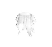 Iplex Design Drappeggi d'Autore Tavolino in Plexiglass Trasparente
