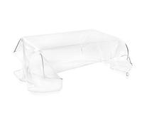 iPLEX Drappeggi Tavolino Basso in PMMA 120x80x41cm Trasparente Made in Italy