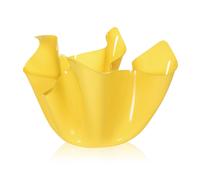Iplex Design Drappeggi d'Autore Vaso Multiuso, Acrilico, Giallo, 45x45x29 cm