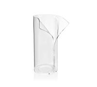 iPLEX - Papillon Portaombrelli Trasparente in plexiglass PMMA, termoformatura e Piegatura a Caldo, Made in Italy 57x28x25,5 cm