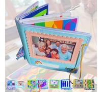 IPLO® Busy Book Montessori & Quiet Book Montessori: Libro di attività terapeutico per anziani con Alzheimer, demenza, autismo - stimolazione cognitiva, giochi di memoria, ideale per la terapia.