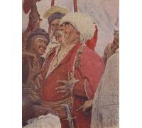 IPLUPJDY Arte Della Parete su Tela Immagine Pittura Particolare del dipinto La risposta dei cosacchi zaporoziani al sultano Mehmet Iv di Ilya Efimovich Repin per Decorazioni per la Casa 60x90cm
