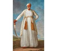IPLUPJDY Arte Della Parete su Tela Ritratto di Muhammad Dervish Khan Ambasciatore presso la Corte d'appello francese di Louise Elizabeth Vigée Le Brun per Decorazioni per la Casa 60x90cm