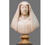 IPLUPJDY Artistico Poster Mural Dipinto Vintage Quadri Busto di Camilla Barbadori di Gian Lorenzo Bernini per la Decorazione Della Parete 60x90cm