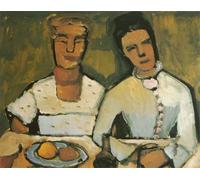 IPLUPJDY Artistico Poster Mural Dipinto Vintage Quadri Hoetger et sa soeur di Paula Modersohn Becker per la Decorazione Della Parete 60x90cm