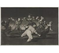 IPLUPJDY Artistico Poster Mural Dipinto Vintage Quadri i proverbi Se ballerà allora dovrà subirne le conseguenze di Francisco De Goya per la Decorazione Della Parete 60x90cm