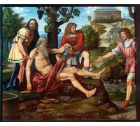 IPLUPJDY Artistico Poster Mural Dipinto Vintage Quadri il disprezzo di Cam di Bernardino Luini per la Decorazione Della Parete 60x90cm
