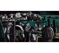 IPLUPJDY Artistico Poster Mural Dipinto Vintage Quadri il porto di Genova di Max Beckmann per la Decorazione Della Parete 60x90cm