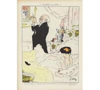 IPLUPJDY Artistico Poster Mural Dipinto Vintage Quadri Illustrazione per la risata di Jacques Wely per la Decorazione Della Parete 60x90cm