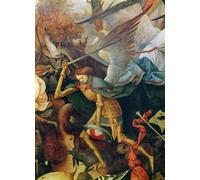 IPLUPJDY Artistico Poster Mural Dipinto Vintage Quadri la caduta degli angeli ribelli Particolare dell'angelo medio di Pieter Bruegel il Vecchio per la Decorazione Della Parete 60x90cm