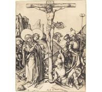 IPLUPJDY Artistico Poster Mural Dipinto Vintage Quadri la crocifissione del famoso artista per la Decorazione Della Parete 60x90cm