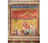 IPLUPJDY Artistico Poster Mural Dipinto Vintage Quadri la Visione di Papa Gregorio IX di Giotto Di Bondone per la Decorazione Della Parete 60x90cm