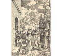 IPLUPJDY Artistico Poster Mural Dipinto Vintage Quadri la Visitazione di Albrecht Dürer per la Decorazione Della Parete 60x90cm