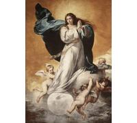 IPLUPJDY Artistico Poster Mural Dipinto Vintage Quadri l'Immacolata Concezione della Vergine di Bartolomé Esteban Murillo per la Decorazione Della Parete 60x90cm