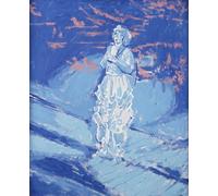 IPLUPJDY Artistico Poster Mural Dipinto Vintage Quadri Miss Hilda Glyder sul palco di Walter Richard Sickert per la Decorazione Della Parete 60x90cm