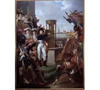 IPLUPJDY Artistico Poster Mural Dipinto Vintage Quadri Napoleone Bonaparte proclama la Repubblica Cisalpina a Milano di Louis Lafitte per la Decorazione Della Parete 60x90cm