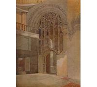 IPLUPJDY Artistico Poster Mural Dipinto Vintage Quadri nella cattedrale di Norwich di John Sell Cotman per la Decorazione Della Parete 60x90cm