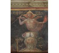 IPLUPJDY Artistico Poster Mural Dipinto Vintage Quadri Particolare della Carità e del Capo del Buon Governo di Ambrogio Lorenzetti per la Decorazione Della Parete 60x90cm