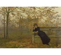 IPLUPJDY Artistico Poster Mural Dipinto Vintage Quadri Rimpianti d'autunno di per la Decorazione Della Parete 60x90cm