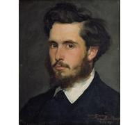 IPLUPJDY Artistico Poster Mural Dipinto Vintage Quadri Ritratto di Claude Monet di Charles Emile Auguste Carolus Duran per la Decorazione Della Parete 60x90cm