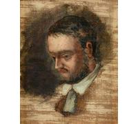 IPLUPJDY Artistico Poster Mural Dipinto Vintage Quadri Ritratto di Émile Zola - Paul Cézanne per la Decorazione Della Parete 60x90cm
