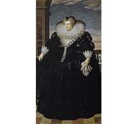 IPLUPJDY Artistico Poster Mural Dipinto Vintage Quadri Ritratto di Maria De Medici di Pourbus il Giovane per la Decorazione Della Parete 60x90cm
