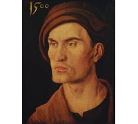 IPLUPJDY Artistico Poster Mural Dipinto Vintage Quadri Ritratto di un giovane di Albrecht Dürer per la Decorazione Della Parete 60x90cm