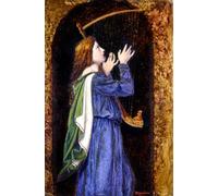IPLUPJDY Artistico Poster Mural Dipinto Vintage Quadri Santa Cecilia di per la Decorazione Della Parete 60x90cm