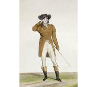 IPLUPJDY Artistico Poster Mural Dipinto Vintage Quadri un dandy vestito con un cappello a forma di barca di Antoine Charles Horace Vernet per la Decorazione Della Parete 60x90cm