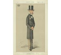 IPLUPJDY Astratta Della Poster Stampe su Tela Murale Dipinto Barone Henry De Worms di Carlo Pellegrini per Decorazioni per la Casa 60x90cm