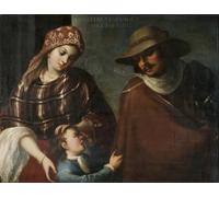 IPLUPJDY Astratta Della Poster Stampe su Tela Murale Dipinto Castizo e lo spagnolo produconospagnolo di Juan Rodriguez Juarez per Decorazioni per la Casa 60x90cm